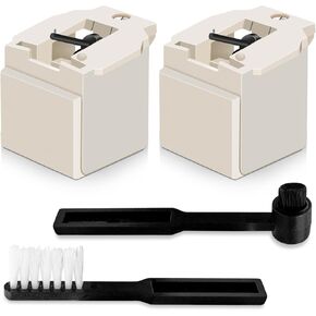 Upgrade ATN3600L Record Player Needle, Elliptical Turntable Needle Compatible with Audio-Technica AT-LP60X AT-LP60XBT AT-LP60XBT-USB Vinyl Record Player, Diamond Record Player Stylus with Brush