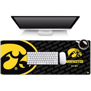 YouTheFan NCAA Iowa Hawkeyes Logo Series Desk Pad SMU