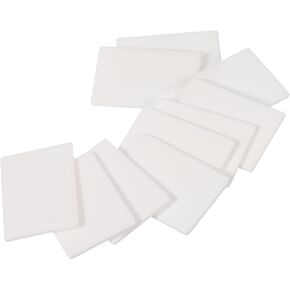 PATIKIL Alumina Ceramic Sheet Cooling Pad Insulating Sheet 50pcs High Hardness for MOS Transistor 20x14x1mm(0.8x0.55x0.04") in Kuwait