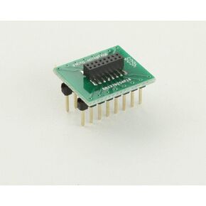 Proto-Advantage DR127D254P16F Dual Row 1.27mm Pitch 16-Pin Female Header to DIP-16 Adapter