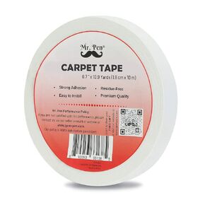 Mr. Pen- Carpet Tape, 2" x 11 Yards, Rug Tape, Rug Tape Hardwood Floor No Damage, Carpet Tape for Area Rugs, Carpet Tape for Area Rugs, Carpet Tape Double Sided, Rug Tape for Carpet Floor