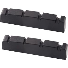 4 سلاسل من صامولة جيتار الجرافيت ذات الفتحات العلوية المتوافقة مع PB Bass Black 43 x 9 x 6mm مجموعة من قطعتين. in Saudi Arabia