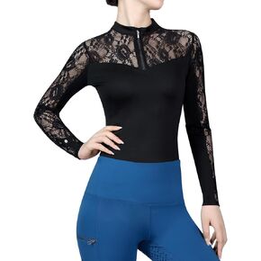 Harrison Howard Rider Lace Long Sleeve Show Shirt Breathable Comfortable Top