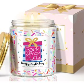 Birthday Gifts for Women Birthday Candle Gifts Funny for Women Men, Best Friend Happy Birthday Gifts for Her Him