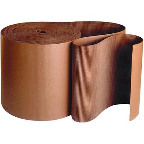 AVIDITI Shipping Corrugated Roll Kraft, 12" x 250', 1-Pack | Corrugated Cardboard Roll for Packing, Shipping and Storage