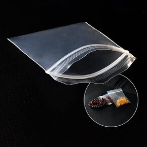 Mini Ziplock Bags, 400pcs 2"x 2" Transparent Small Plastic Bags, Clear Reusable Small Baggies for Jewelry, JINYONBAG Tiny Ziplock Bags for Jewelry, Coins, Candy etc.