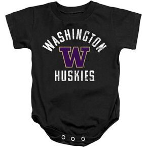 LOGOVISION University of Washington Official Huskies Logo Unisex Infant Snap Suit for Baby