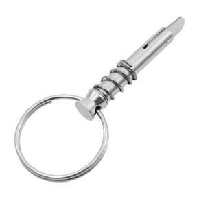 4-Pack of 1/4" Quick Release Pins with Drop Cam & Spring - Durable 316 Stainless Steel Construction, Bimini Top Pin Ideal for Bimini Tops and Marine Hardware (A)