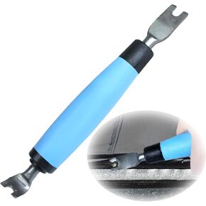 Snap Tool for Boat Covers, Metal Boat Canvas Snap Tool, Boat Cover Snap Release Tool with Dual Blades Design for Boaters and Anglers