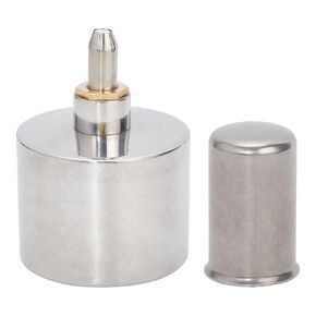 CHGCRAFT 200ml Alcohol Lamp Burner Stainless Steel Thickened Alcohol Burner Laboratory Chemistry Lab Lamp with Screw and Wick