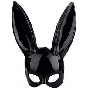 Firlar Sexy Bunny Mask, Masquerade Half Face Mask for Easter Cosplay
