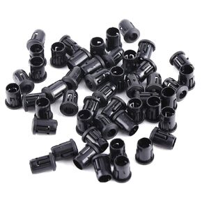 3mm 5mm 8mm 10mm LED 50Pcs Lamp Socket Diode Holder,LED Light Mounting Holders,Black Plastic Mounting Holders,(5mm)