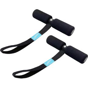 Quick Hood Loops, T-Shaped Hood Anchor Straps with Solid Aluminum Core for Car Trunk Secure Kayak Bow/Stern Tie-Downs – 1 Pair Black