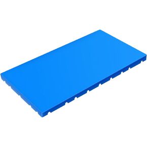 2 Pcs Plastic Pallet Waterproof Storage Pad Hdpe Lightweight Wear Resistant Basement Pallet for Racks Outdoor Grid Indoor Floor Supermarket Warehouse Support up to 4000 Lbs (40 x 24 x 2 in)