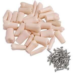 ANNWAH Removable Typodont Teeth for Dental Typodont Teeth Model, Dental Practice and Teaching Replace Detachable Model （28Pcs/Set）