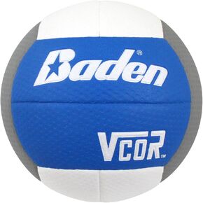 Baden | VCOR | Dimpled Microfiber | Men’s + Boy’s + Women’s Indoor Game Volleyball | 13U to College | Official Size 5 | AVCA Approved