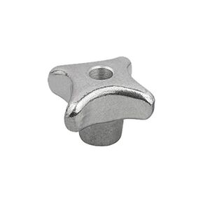 Kipp 06156-204008 Aluminum Palm Grips, Style B, Metric, Tumbled Finish, 40 mm Top Length
