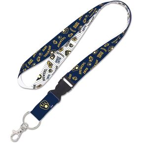 Milwaukee Brewers scatter Lanyard w/detachable buckle 1"