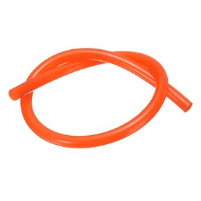 uxcell Polyurethane Round Belts 6mm Dia, 12" Length PU Polyurethane Belt for Drive Transmission (Smooth Surface, Orange)