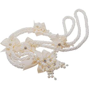 Lassos Boutique Ivory White Wedding Lasso Rope Traditional Lazo Cord (White)