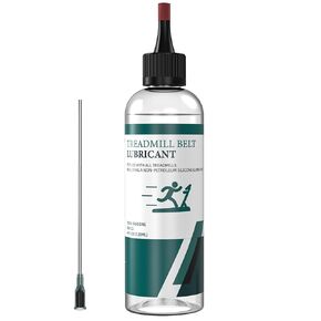 Treadmill Belt Lubricant, 100% Silicone Treadmill Lube High-Temperature Resistant Stable Non-toxic Odorless Lubricant, with Application Tubes and Precision Screw Caps 500CS, 4 Ounces