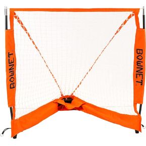 Bownet BowLAX Lacrosse Goal Portable Rubber Feet Steel Frame Practice Net 4' Box