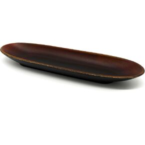 CVHOMEDECO. Primitives Heart Decorative Plate Wooden Candle Plate Rustic Treenware Home and Office Décor Art, 9-3/4 x 9-3/4 x 1-1/2 Inch