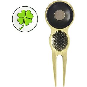 Golf Metal Divot Repair Tool with 24.5 mm Ball Marker