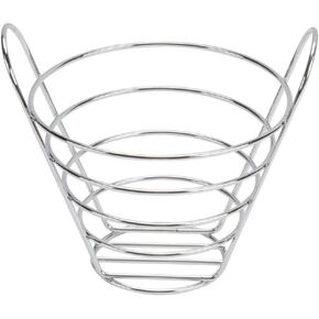 سلات American Metalcraft WBC705، طول 8.25 بوصة × عرض 6.875 بوصة، فضي