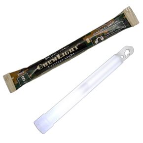 Cyalume ChemLight Military Grade Chemical Light Sticks, White, 6" Long, 8 Hour Duration (Pack of 500), 9-27078