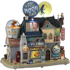 Lemax The Full Moon Diner, with 4.5V Adaptor #35012
