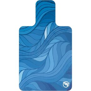 Pilates Reformer Machine Mat Towel, Non Slip Pilates Reformer Cover Lightweight Foldable Washable Pilates Reformer Towel for Gym Fitness, Blue