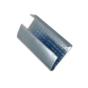 Packaging Strapping Open Serrated Seals for 5/8" Strap Width Polyester (PET) Strapping Banding Clips Plastic Poly Metal Buckle(Serrated 5/8", 500PCS)