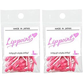 LSTYLE Dart Tips: Original Lippoint - Soft Tip Dart Points - 2BA Thread - Regular Length - 2 Tone Pink 2 Pack in Kuwait