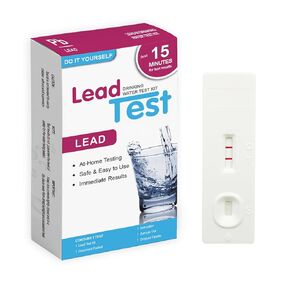 Lead in Drinking Water Test Kit for Well Water & Tap Water Detection to 10 PPB - Simple 3-Step Procedure with Results in Minutes