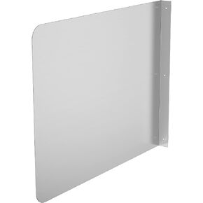 Stainless Steel Wall Mount Splash Guard for Commercial Restaurant Hand Sink and Compartment Prep Sink, NSF Certified (20"W x 12"H)