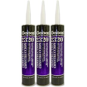 Geocel 2320 Gutter Sealant Clear 3 Pack