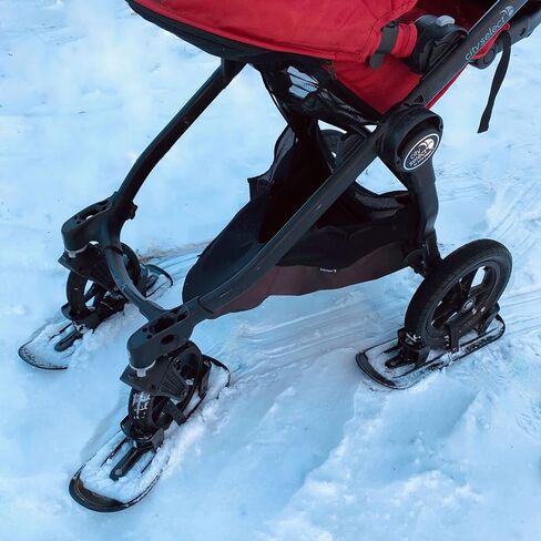 زلاجات عربة الأطفال PremierSki - تناسب العجلات من 4 إلى 16 بوصة (4 زلاجات) in Kuwait