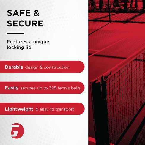 Gamma Sports Premium Tennis Teaching and Travel Carts - Unique Sports Equipment, Large Ball Capacity, Heavy Duty Designs, Ideal Training Court Accessories in Saudi Arabia