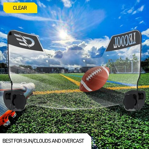 قناع كرة القدم متعدد الألوان من LeCool، يعزز لعبتك - يناسب خوذات كرة القدم للبالغين والشباب in Kuwait