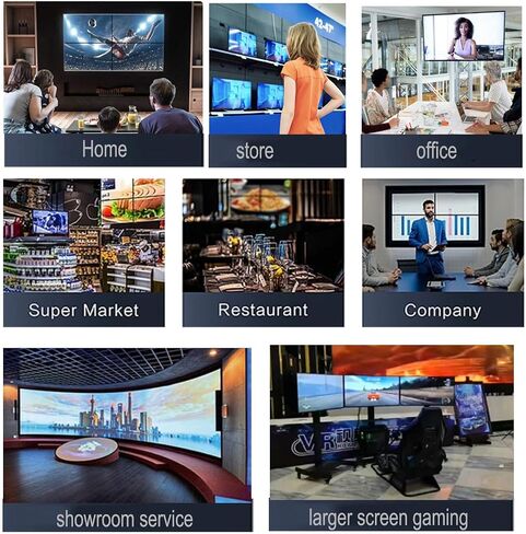 وحدة تحكم جدار الفيديو 2X3 4K، مدخل إشارة HDMI وDVI 4k يجعل 6 شاشات تلفزيون في شاشة عرض حائط واحدة تدعم جهاز التحكم عن بعد بالأشعة تحت الحمراء/RS232 ودوران 180 درجة، تدعم وحدة تحكم جدار الفيديو 2x2 4k 1x1، 1x2، 1x3، 1X4، 1x5 in Saudi Arabia