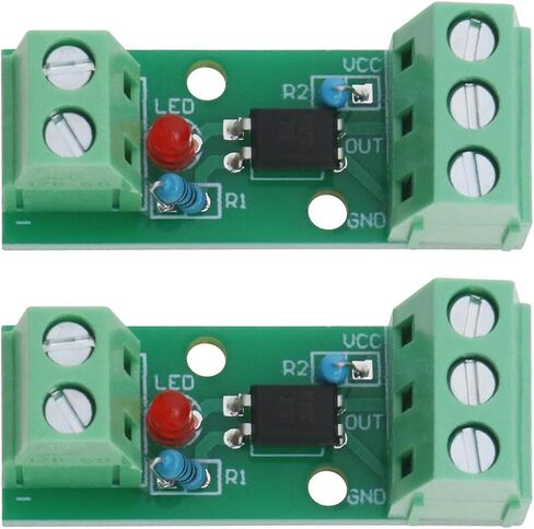 2 قطعة وحدة المعزل البصري الجهد إلى وحدة محول التيار المدخلات Optoisolator 12 فولت 80 كيلو هرتز 1 قناة PC817 EL817 معالجات PLC in Saudi Arabia