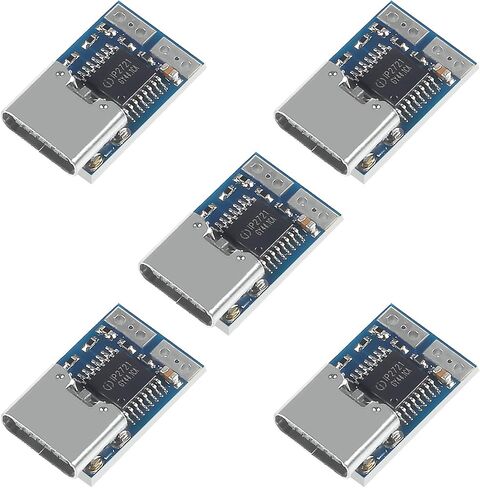 5PCS Type-C PD Decoy Module PD23.0 to DC DC Trigger Module QC4 Charger 12V 20V 5A PDC004-PD Type-C Input Module (20V) in Saudi Arabia