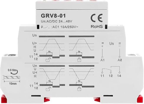 Voltage Protection Relay AC220V Over-Voltage and Under-Voltage Monitoring Relay(GRV8-02,A220) in Saudi Arabia