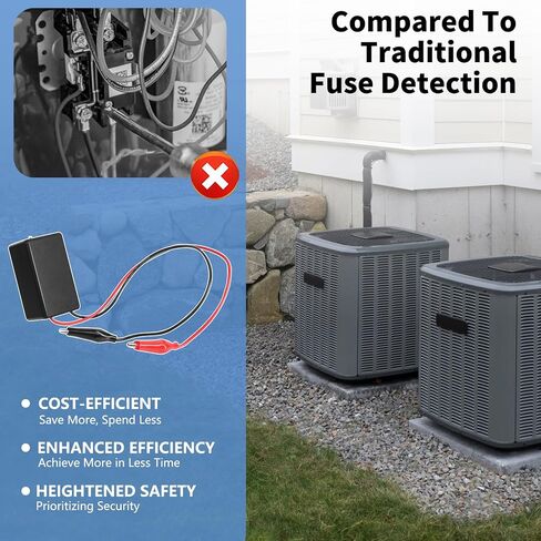 Fuse Popper HVAC، أدوات استكشاف أخطاء Briidea HVAC وإصلاحها مع الضوء، تستخدم لتحديد موقع الشورتات بسرعة في 24 دائرة تيار متردد، قابلة لإعادة الاستخدام in Saudi Arabia