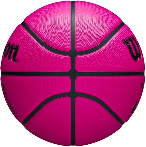 WILSON NBA DRV Outdoor Basketball with Pump - Pink, Size 7-29.5" in Saudi Arabia
