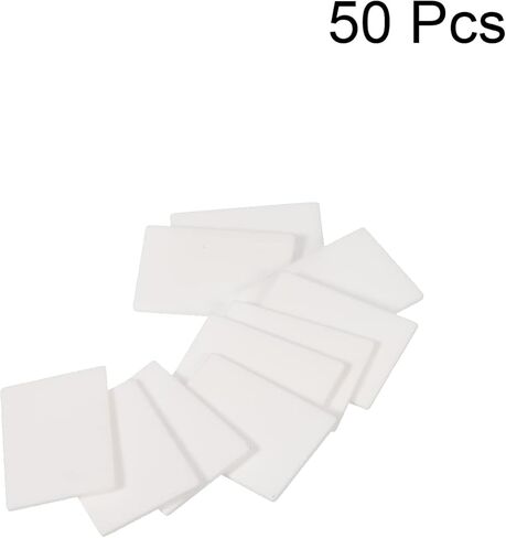 PATIKIL Alumina Ceramic Sheet Cooling Pad Insulating Sheet 50pcs High Hardness for MOS Transistor 20x14x1mm(0.8x0.55x0.04") in Kuwait