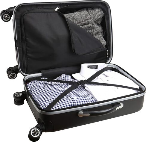 NFL Arizona Cardinals Carry-On Hardcase Spinner، أسود in Saudi Arabia