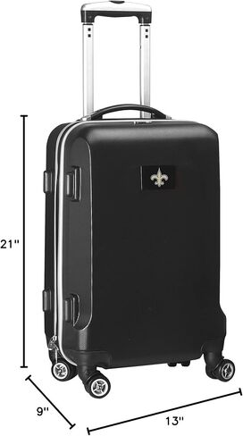 NFL Arizona Cardinals Carry-On Hardcase Spinner، أسود in Saudi Arabia
