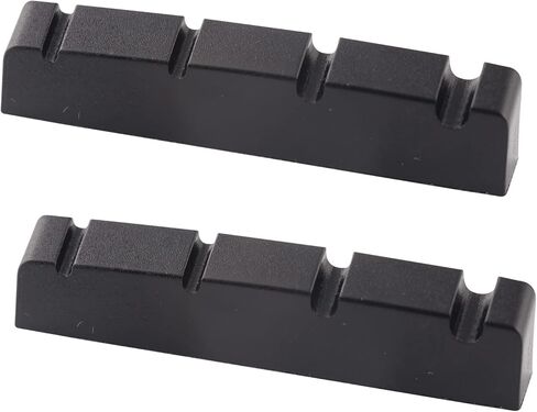 4 سلاسل من صامولة جيتار الجرافيت ذات الفتحات العلوية المتوافقة مع PB Bass Black 43 x 9 x 6mm مجموعة من قطعتين. in Saudi Arabia
